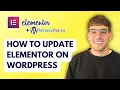 How to Update Elementor on Wordpress 2026 Full Guide