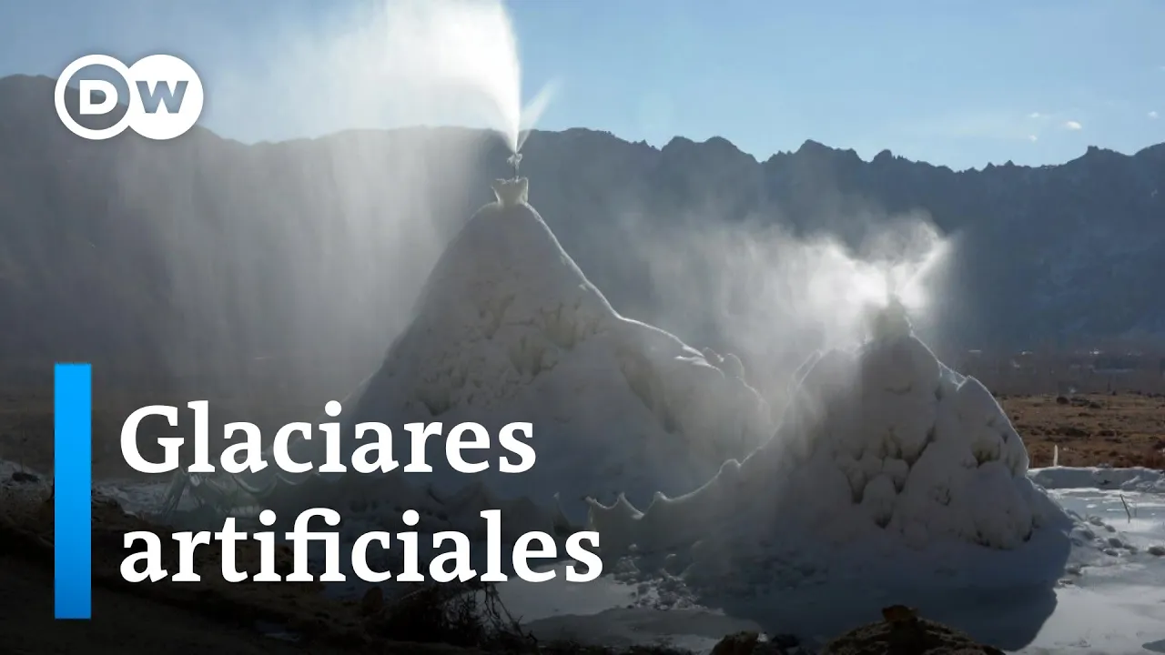 Estupas de hielo contra la sequía