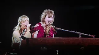 Download taylor swift white horse + coney island live with sabrina carpenter MP3