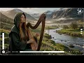 SOOTHING CELTIC MOONLIGHT | Deep Sleeping Relaxing Music, Harp and Ethereal Female Vocals