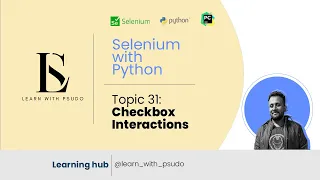 Topic 31 Handling Checkboxes in Selenium Learn Python Basics Selenium from Scratch