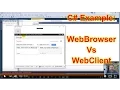 Examples WebBrowser and WebClient reading Google Translate