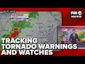 Tornado Warnings tracking through Maryland