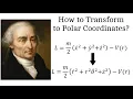 How to express the Lagrangian in Polar Coordinates Classical Mechanics