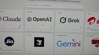 Chat GPT | Claude | Grok Open AI Server Down