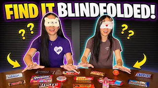Find the Item Challenge (Blindfolded) | Janet and Kate