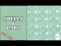 SHELLS BARS CROCHET TUTORIAL 2-ROW REPEAT CROCHET PATTERN