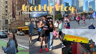 WEEKLY VLOG | Lets go to Chicago Marathon 🏃🏙️ Race Day, Expo, Exploring the city!