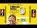 My Tutorial On Making A 1-Minute Using Keeping Current Matters