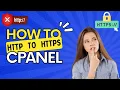 How to Force Redirect HTTP URL to HTTPS URL easy in cPanel 4K