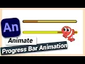 Create Progress Bar Animation Adobe Animate CC Tutorial