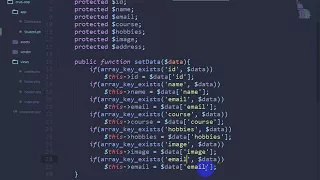CRUD with OOP PHP 003 setdata and store data in the Database