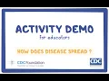 CDC NERD Academy Teacher Activity Demonstration How does disease spread