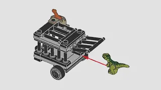 LEGO 122010 Instructions | Jurassic World | Baby Dino Transport | Magazine Gift