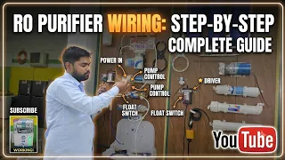 RO Purifier Complete Connection with Practical आरो की वायरिंग करना सीखें जीरो से || 2 तारीके से