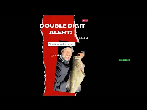 Download MP3 Double Digit and PB Alert! My First Double Digit, Lake Fork is fishing insane this year.