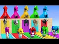 Download Lagu Long Slide Game With Cow Elephant Gorilla Hippopotamus Tiger - 3d Animal Game - Funny 3d Animals