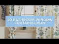 20 Gorgeous Ideas for Bathroom Window Curtains