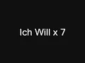 Rammstein - Ich Will (lyrics) HD