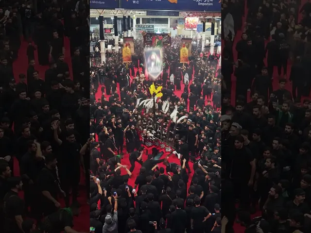 ⁣إن الحسينَ جراحُنا ودموعُنا  تجري إليهِ وكلُّنا أحزانُ