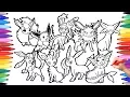 Pokemon Coloring Pages Eevee Evolution Pokemon coloring book fun Art for Kids