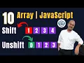 10 - Array Methods Shift Unshift JavaScript Satyaansh Softech Pvt Ltd