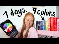 Download Lagu I tried to read a book of every color... in 7 days! 🩷🧡💛