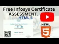 HTML5 Assessment Solution Infosys Springboard free Course Certification by Infosys