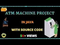 Build an ATM Interface Bank Balance Wit raw Deposit in Java Programming