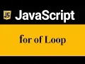 for of Loop in JavaScript Hindi