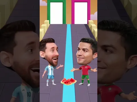 Ronaldo dan Messi makan semangka? #ronaldo #neymarpsg