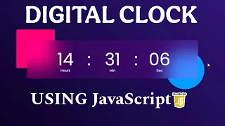 Build a Digital Clock using JavaScript Beginner JavaScript Project 2025