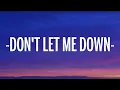 Download Lagu The Chainsmokers - Don't Let Me Down (Lyrics) ft. Daya  | 1 Hour Lyrics