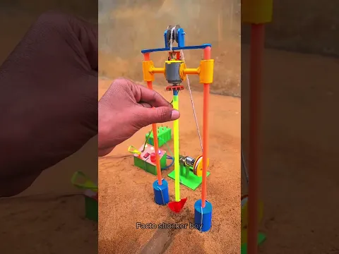 Mini hand pump water science project diy tractor cowfarm #shorts  #MiniVillage #MiniWaterPump