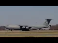 Old C-5A Galaxy departs Dover AFB by Passenger Terminal 11