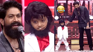 Rocking Star Yash FUNNY Video with kids 😂🤣 @ Toxic Pre-Release Event in Chennai |  Geetu Mohandas