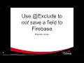 Use Exclude to Prevent a Field from Storing to Firebase Firestore in Android with Kotlin data class
