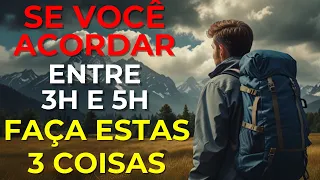 Se você acordar entre 3h e 5h, FAÇA ESTAS 3 COISAS