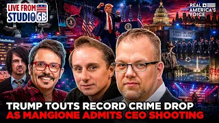 TRUMP TOUTS RECORD CRIME DROP AS MANGIONE ADMITS CEO SHOOTING LIVE FROM STUDIO 6B