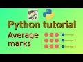 Average marks - Python project for beginners 8
