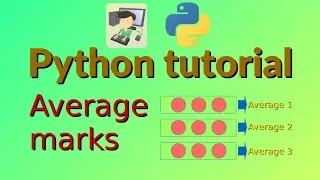 Average marks - Python project for beginners 8