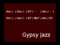 Lagu Minor Swing Gipsy Jazz Backing Track in Am