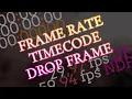 TIMECODE FRAME RATE SAMPLE RATE and DROP FRAME