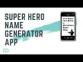 How to Make Superhero Name Generator App Beginner App Inventor Tutorial