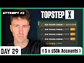 Download Lagu DAY 29: ATTEMPTING MAX ALLOCATION ON TOP STEP (5x $50K ACCOUNTS)  I HAVE ENTERED ANOTHER LIVE ROOM MP3