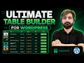 Build BEAUTIFUL WordPress Tables in Minutes No Code Required TableKit