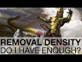 Removal Density in Cube