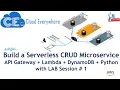 Tamil Build AWS Serverless CRUD Microservice step-by-step using API Lambda DynamoDB Python