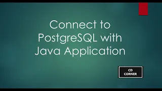 Java Application - PostgreSQL Database