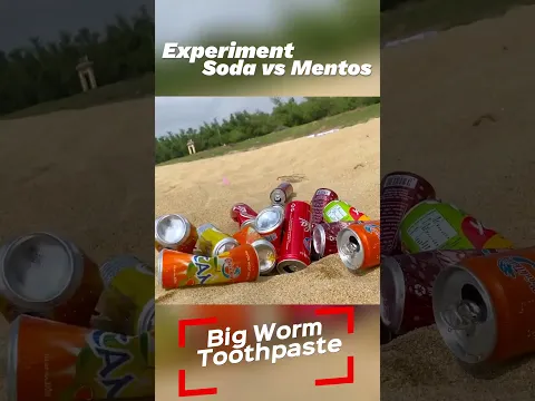 EXPERIMENT: Devil's Toothpaste Explosion From Coca Mentos EP.7 #shorts